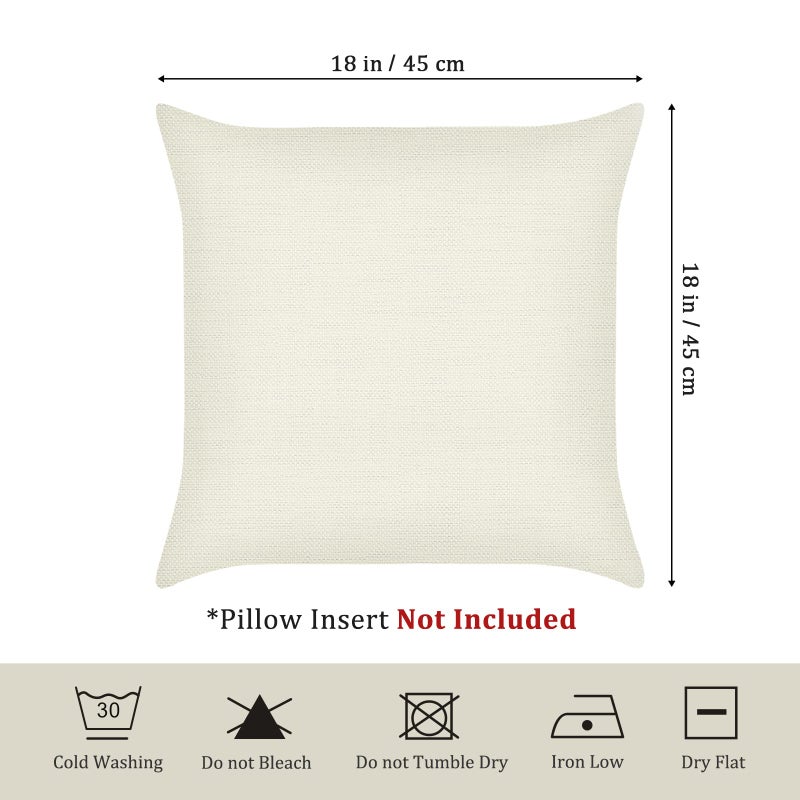 Bonhause Peony Floral Throw Pillow Covers 18x18 Inch Burgundy Red Flower Outdoor Decorative Pillow Cases Polyester Linen Cushion Covers for Sofa Couch Bedroom Home Decor Set of 4 - Image 5